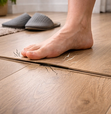 Скрипит ламинат? Разбираем причины и решения